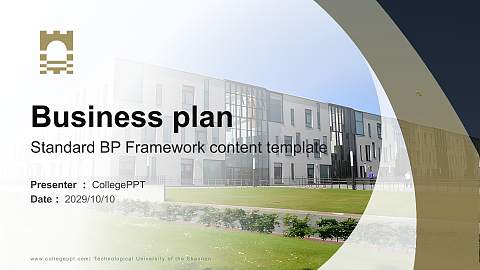 Technological University of the Shannon Competition/Entrepreneurship Contest PPT Template