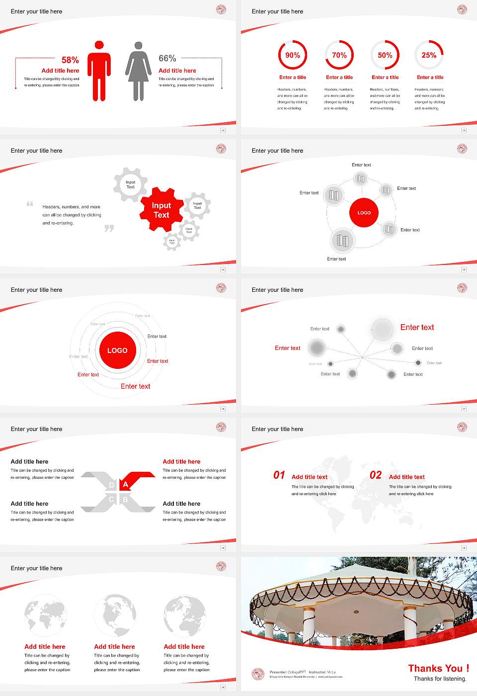 Bhupendra Narayan Mandal University Course/Courseware Creation PPT Template16:9 ratio PPT effect preview image4