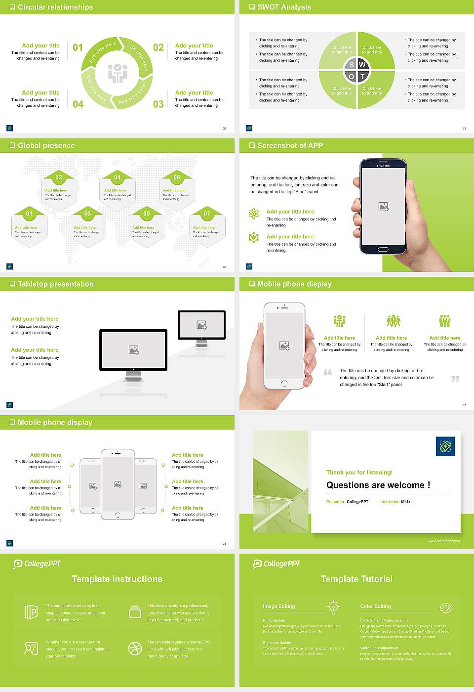Wellington Institute of Technology General Purpose PPT Template16:9 ratio PPT effect preview image5