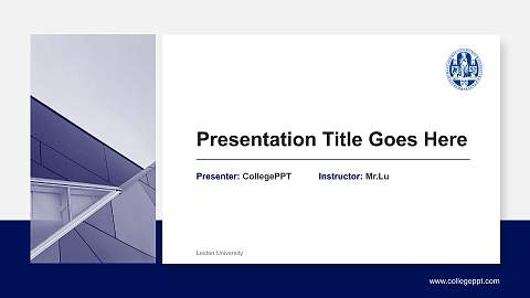 Leiden University General Purpose PPT Template