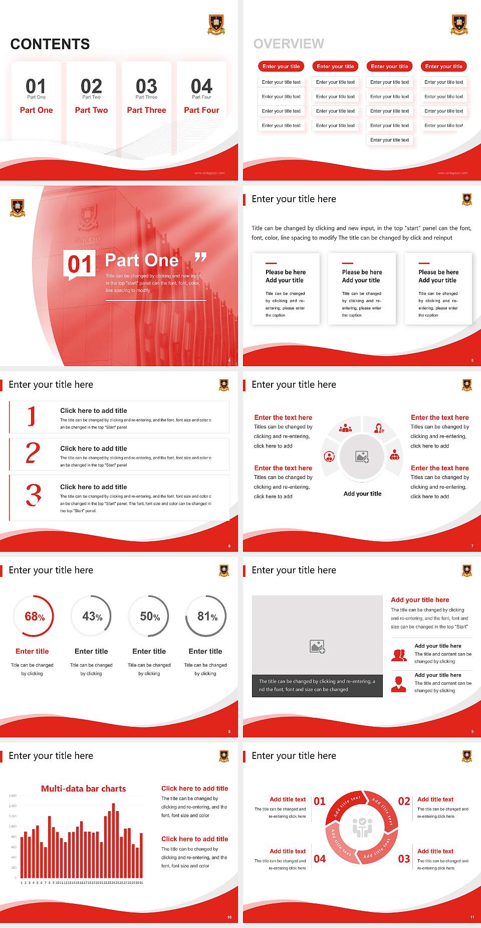 University of Waikato Lecture Sharing and Networking Event PPT Template4:3 ratio PPT effect preview image2