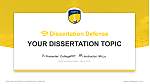 Amity University, Raipur Graduation Thesis Defense PPT Template