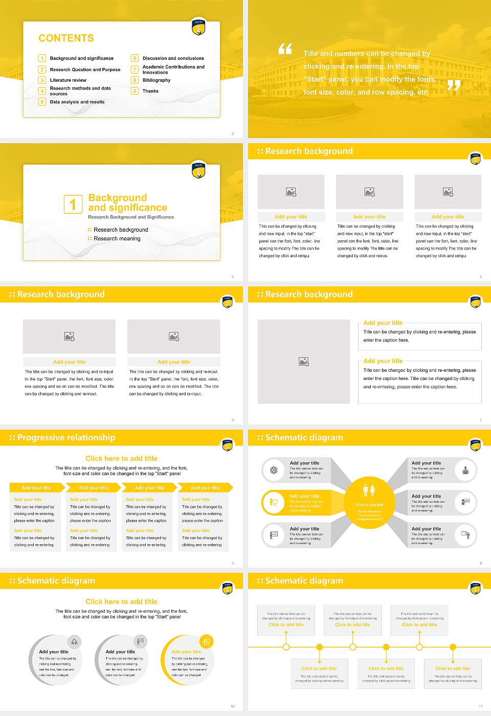 Amity University, Raipur Graduation Thesis Defense PPT Template16:9 ratio PPT effect preview image2