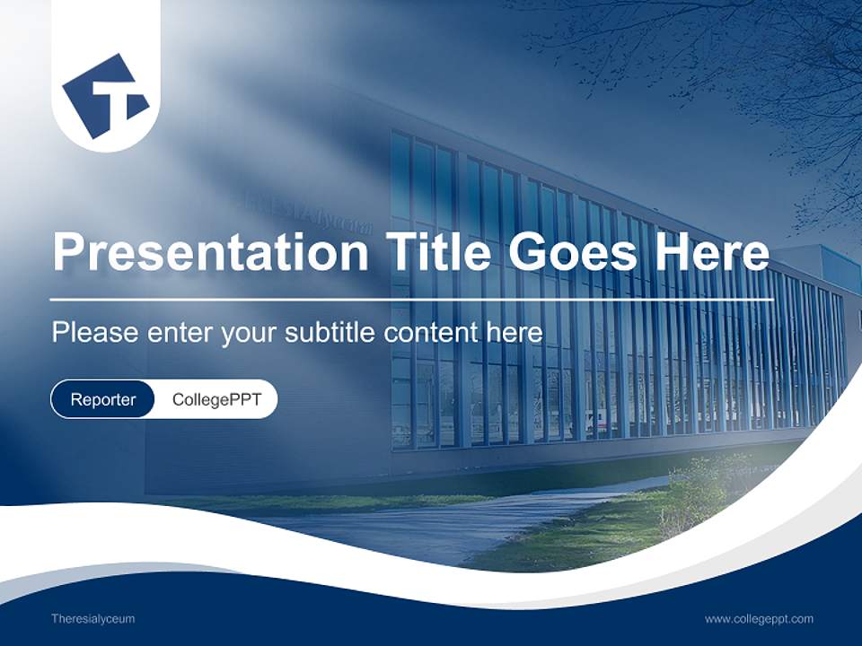 Theresialyceum Lecture Sharing and Networking Event PPT Template4:3 ratio PPT effect preview image4