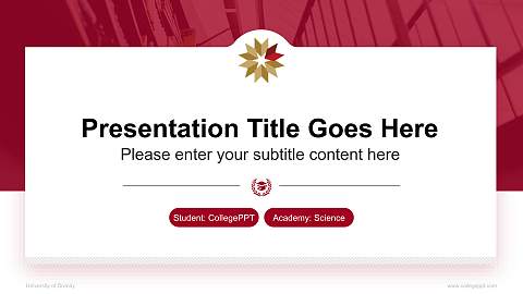 University of Divinity National Scholarship Defense PPT Template