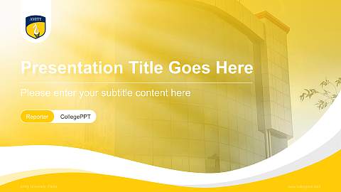 Amity University, Patna Lecture Sharing and Networking Event PPT Template