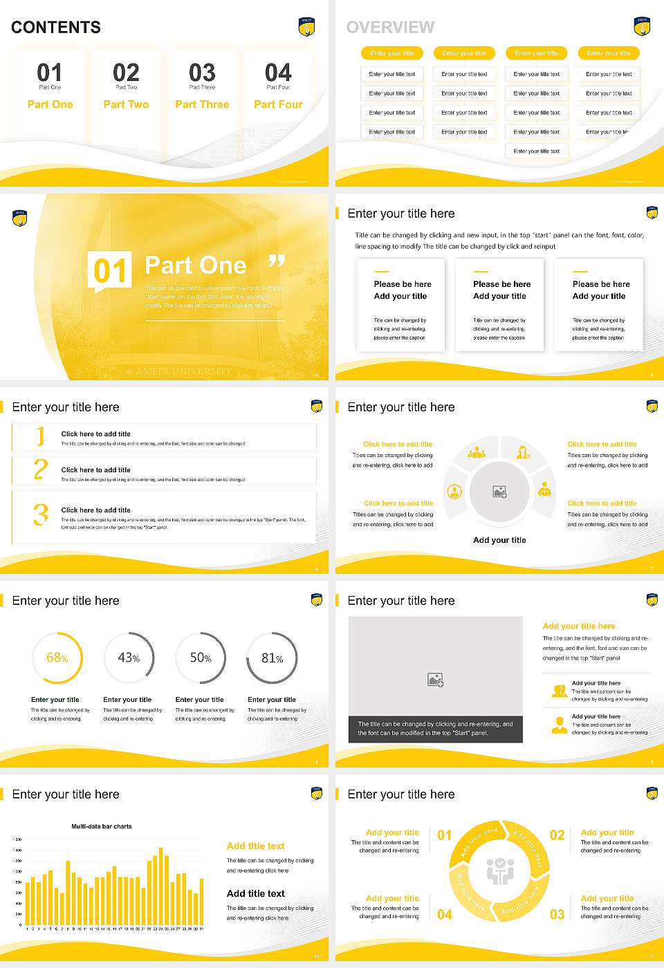 Amity University, Patna Lecture Sharing and Networking Event PPT Template16:9 ratio PPT effect preview image2