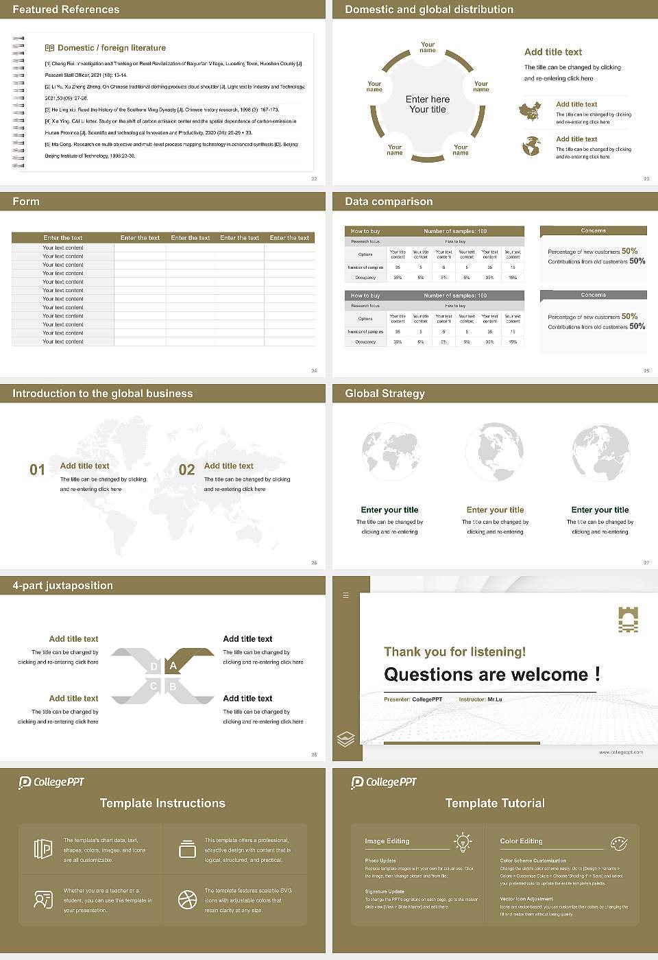 Technological University of the Shannon Thesis Proposal/Graduation Defense PPT Template16:9 ratio PPT effect preview image4