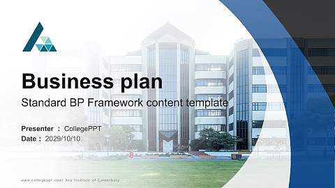 Ara Institute of Canterbury Competition/Entrepreneurship Contest PPT Template