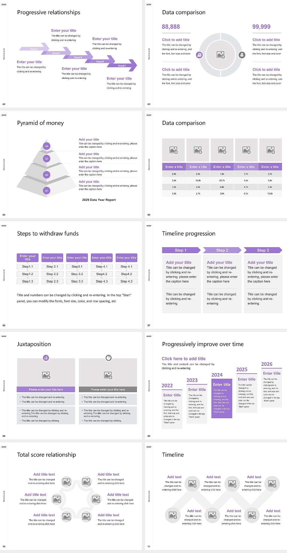 Yoobee College of Creative Innovation Competition/Entrepreneurship Contest PPT Template4:3 ratio PPT effect preview image8