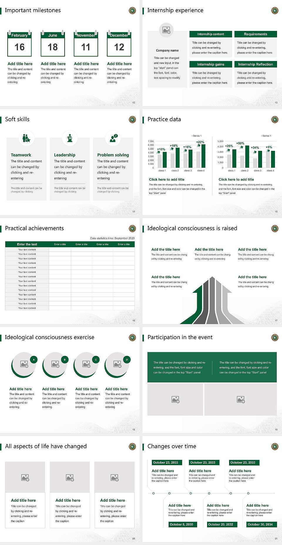 Bahra University National Scholarship Defense PPT Template4:3 ratio PPT effect preview image3