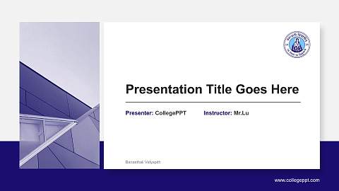 Banasthali Vidyapith General Purpose PPT Template