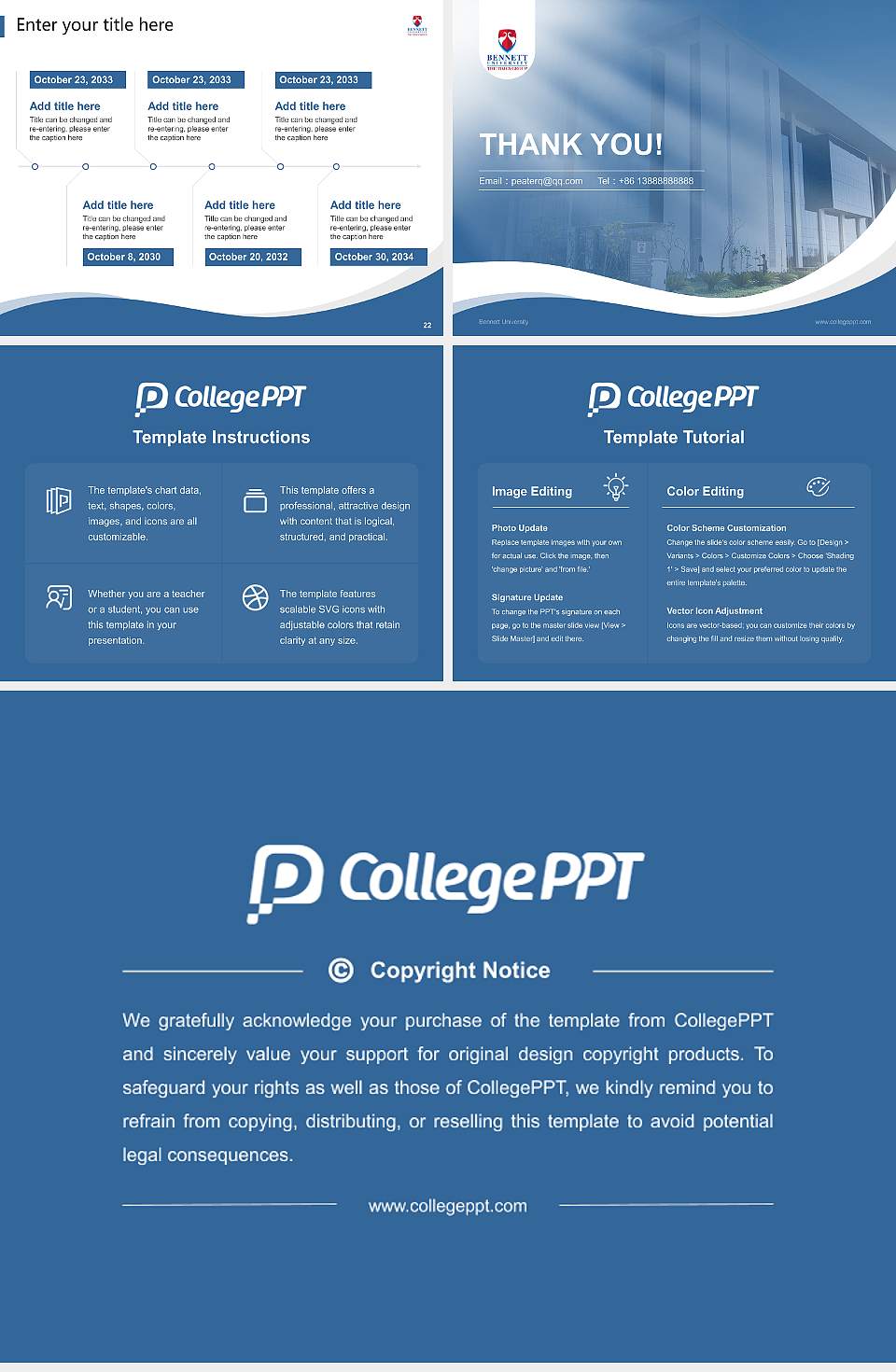 Bennett University Lecture Sharing and Networking Event PPT Template4:3 ratio PPT effect preview image4