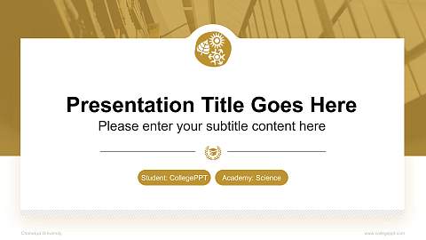 Chanakya University National Scholarship Defense PPT Template