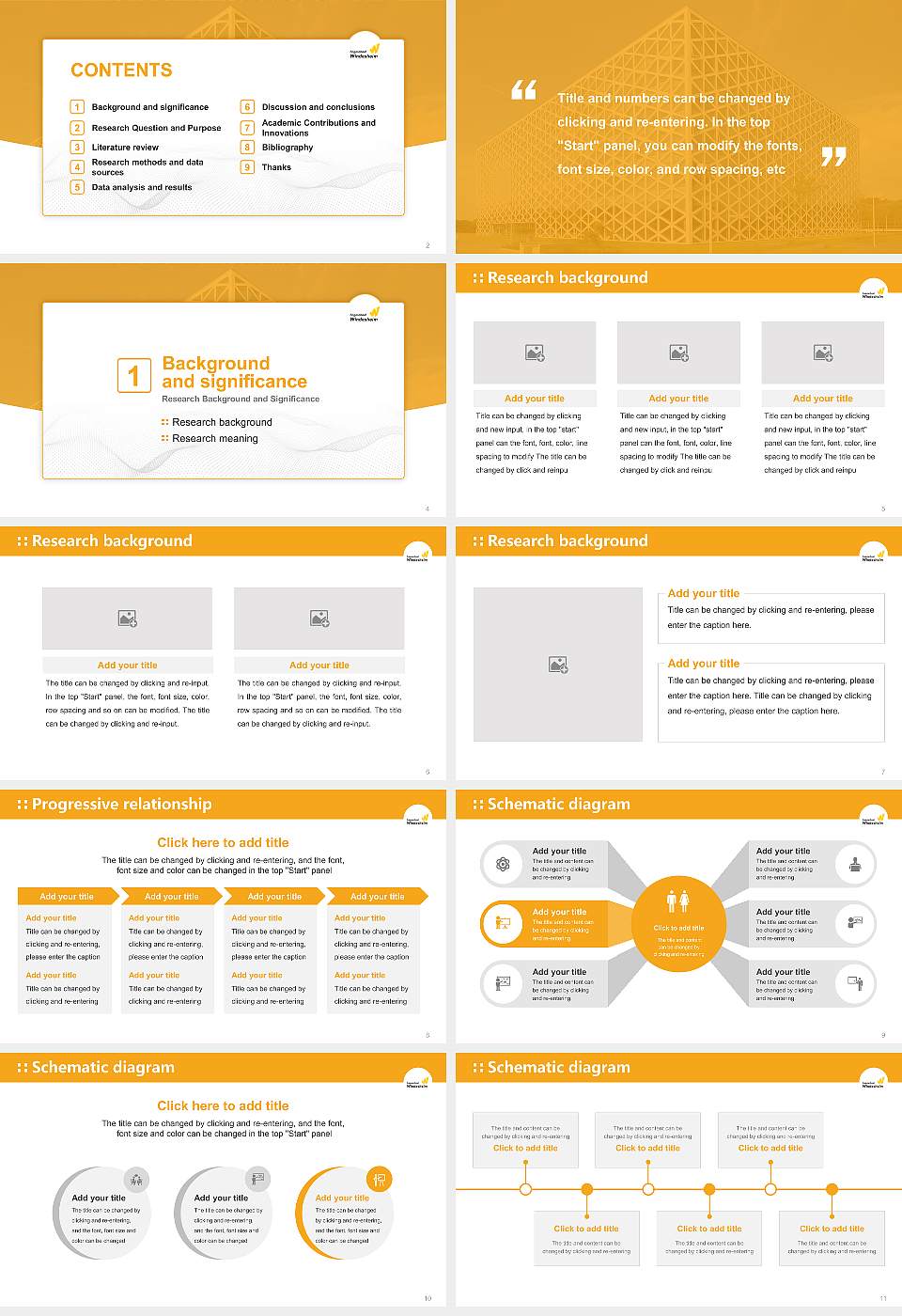 Windesheim University of Applied Sciences Graduation Thesis Defense PPT Template16:9 ratio PPT effect preview image2