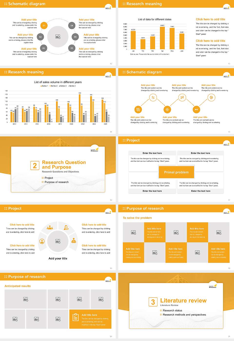 Windesheim University of Applied Sciences Graduation Thesis Defense PPT Template16:9 ratio PPT effect preview image3