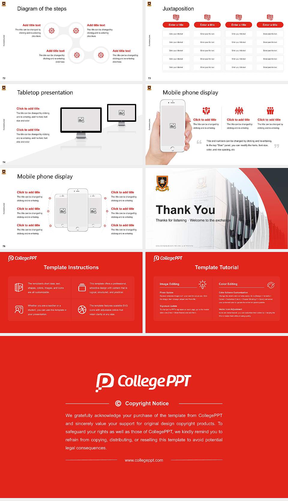 University of Waikato Competition/Entrepreneurship Contest PPT Template16:9 ratio PPT effect preview image9