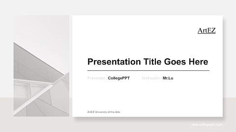ArtEZ University of the Arts General Purpose PPT Template