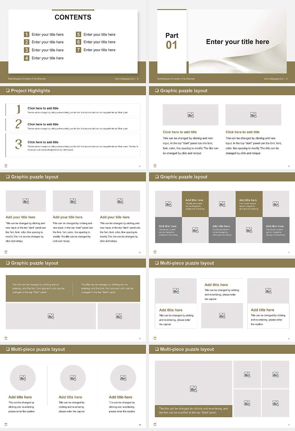 Technological University of the Shannon General Purpose PPT Template16:9 ratio PPT effect preview image2