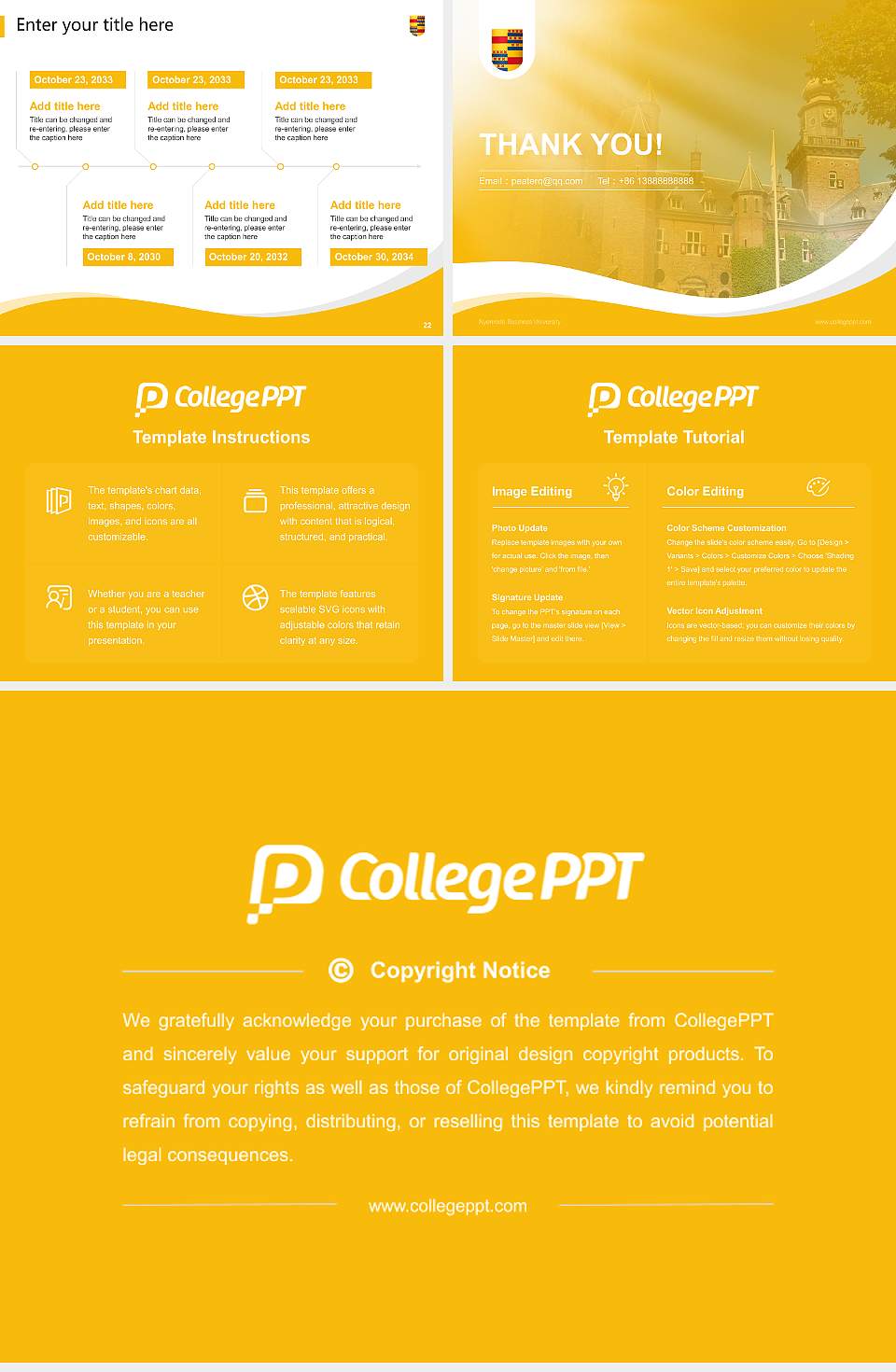 Nyenrode Business University Lecture Sharing and Networking Event PPT Template4:3 ratio PPT effect preview image4