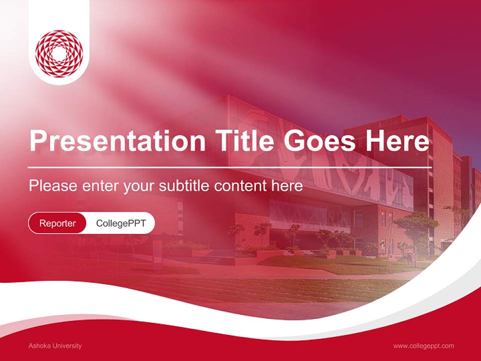 Ashoka University Lecture Sharing and Networking Event PPT Template4:3 ratio PPT effect preview image4