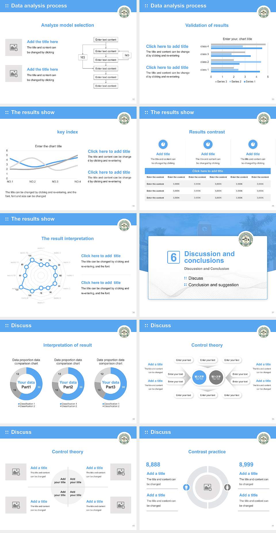 G.B. Pant University of Agriculture and Technology Graduation Thesis Defense PPT Template4:3 ratio PPT effect preview image5