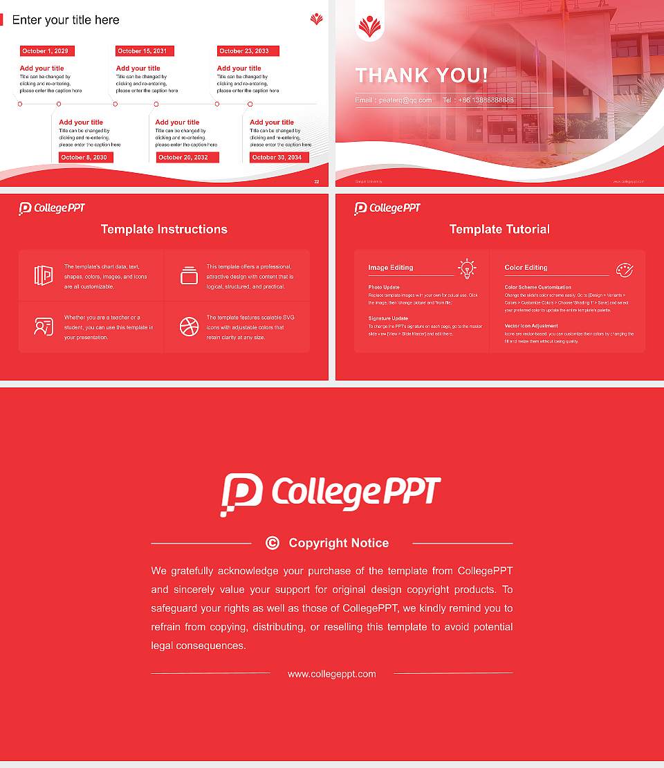Ganpat University Lecture Sharing and Networking Event PPT Template16:9 ratio PPT effect preview image4