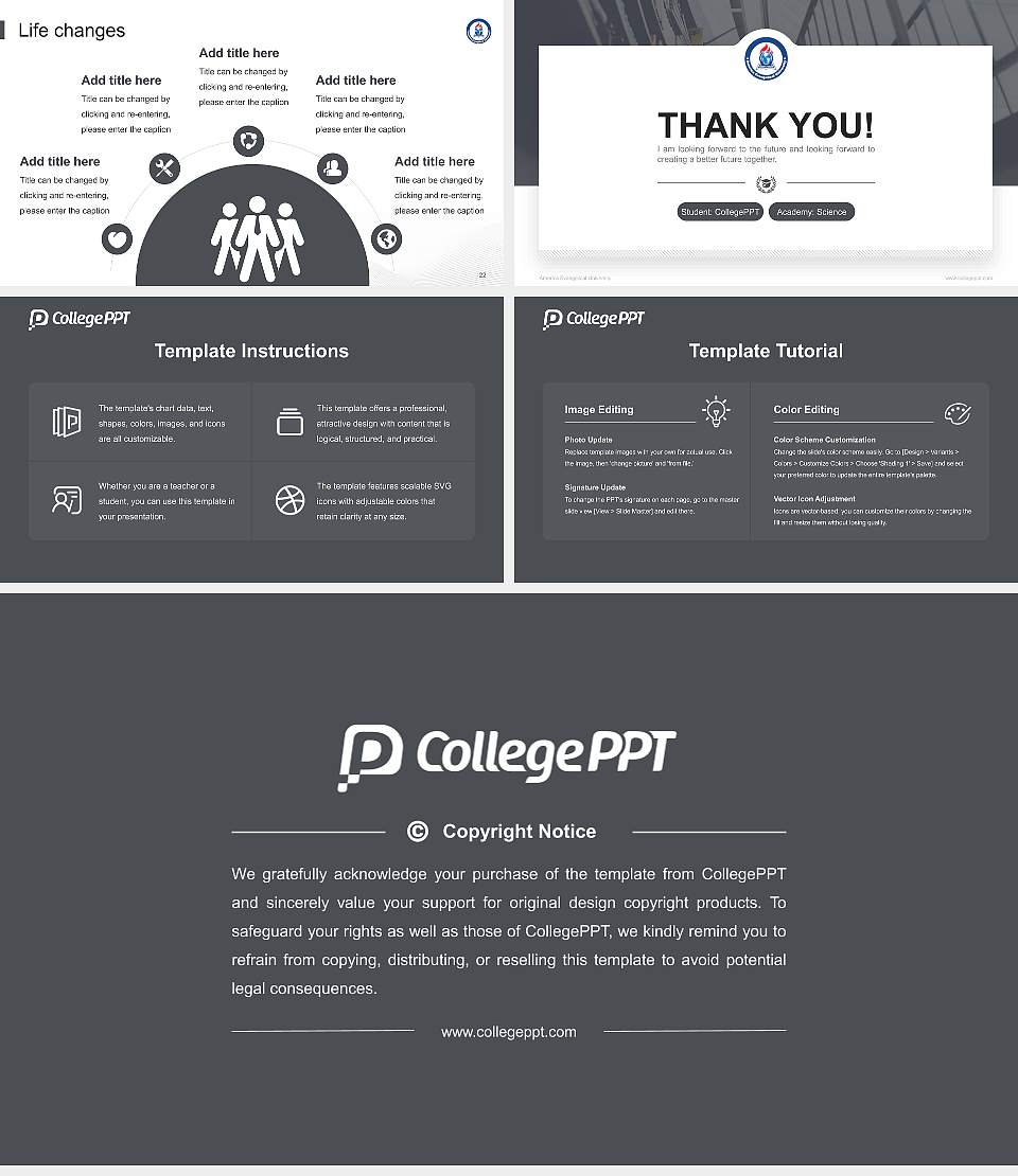 America Evangelical University National Scholarship Defense PPT Template16:9 ratio PPT effect preview image4