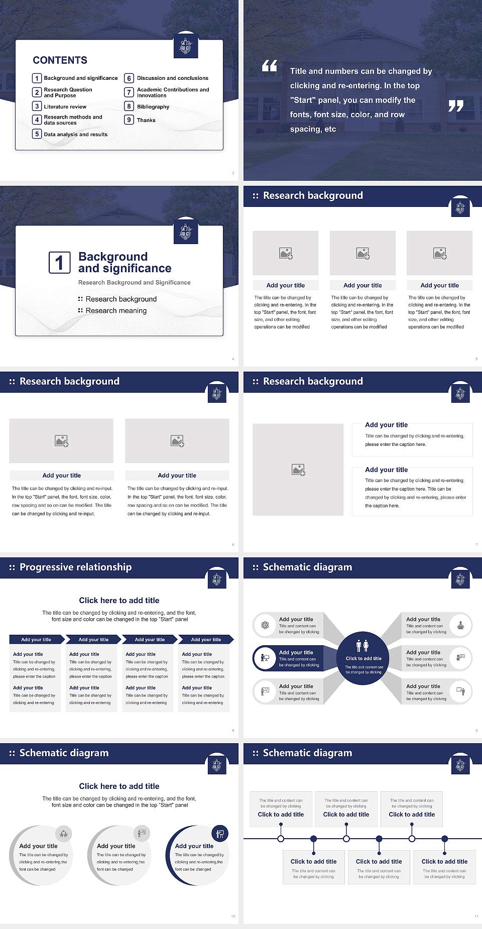 Allegheny Wesleyan College Graduation Thesis Defense PPT Template4:3 ratio PPT effect preview image2