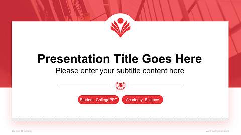 Ganpat University National Scholarship Defense PPT Template