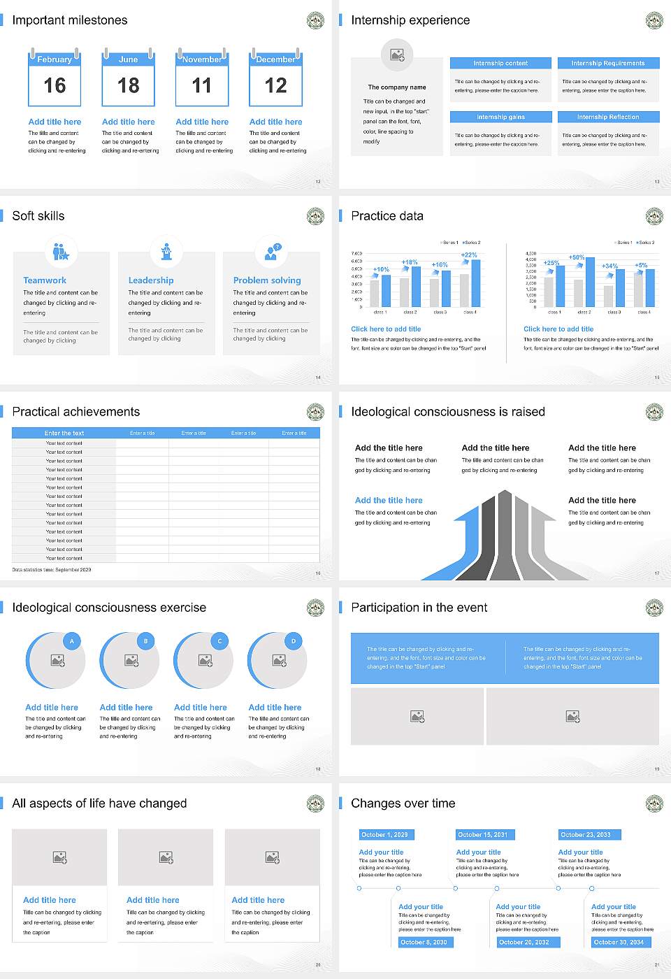 G.B. Pant University of Agriculture and Technology National Scholarship Defense PPT Template16:9 ratio PPT effect preview image3