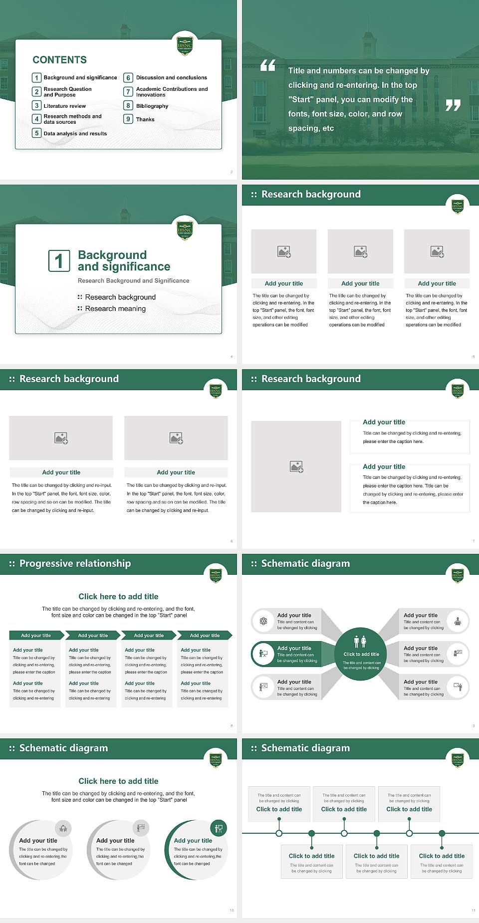 Hyderabad (Sind) National Collegiate University Graduation Thesis Defense PPT Template4:3 ratio PPT effect preview image2