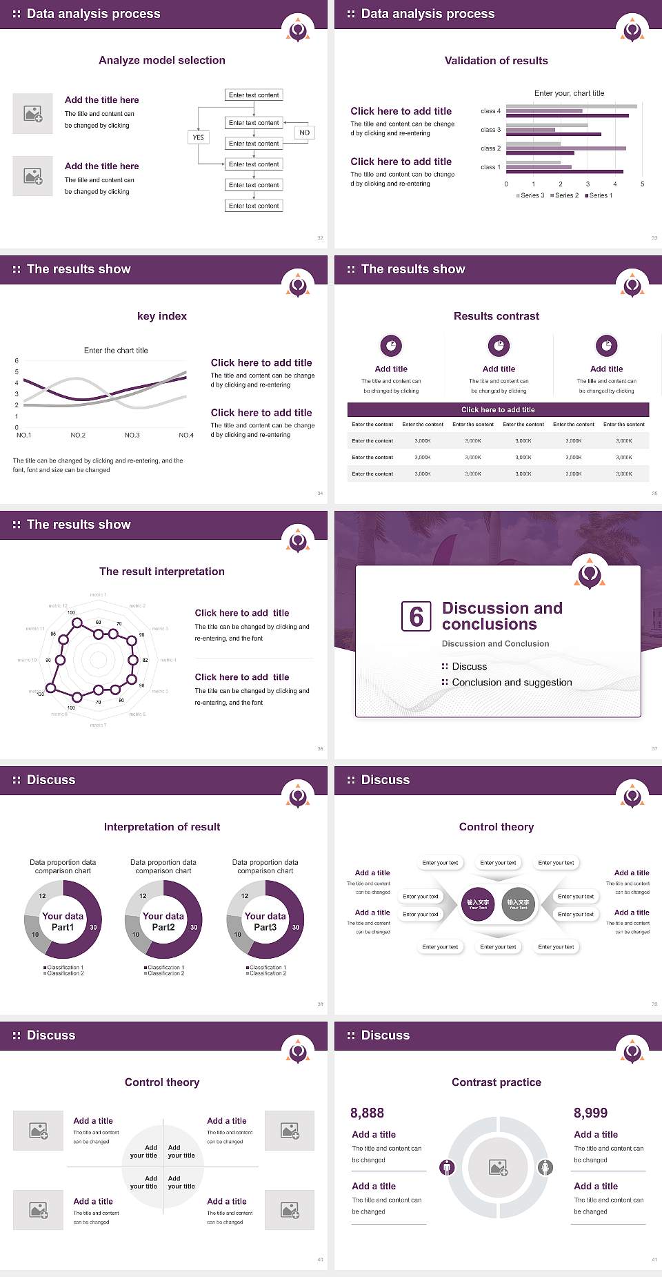 Albizu University-Miami Graduation Thesis Defense PPT Template4:3 ratio PPT effect preview image5