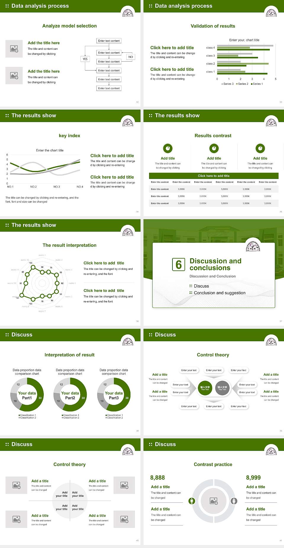 Uttar Banga Krishi Vishwavidyalaya Graduation Thesis Defense PPT Template4:3 ratio PPT effect preview image5