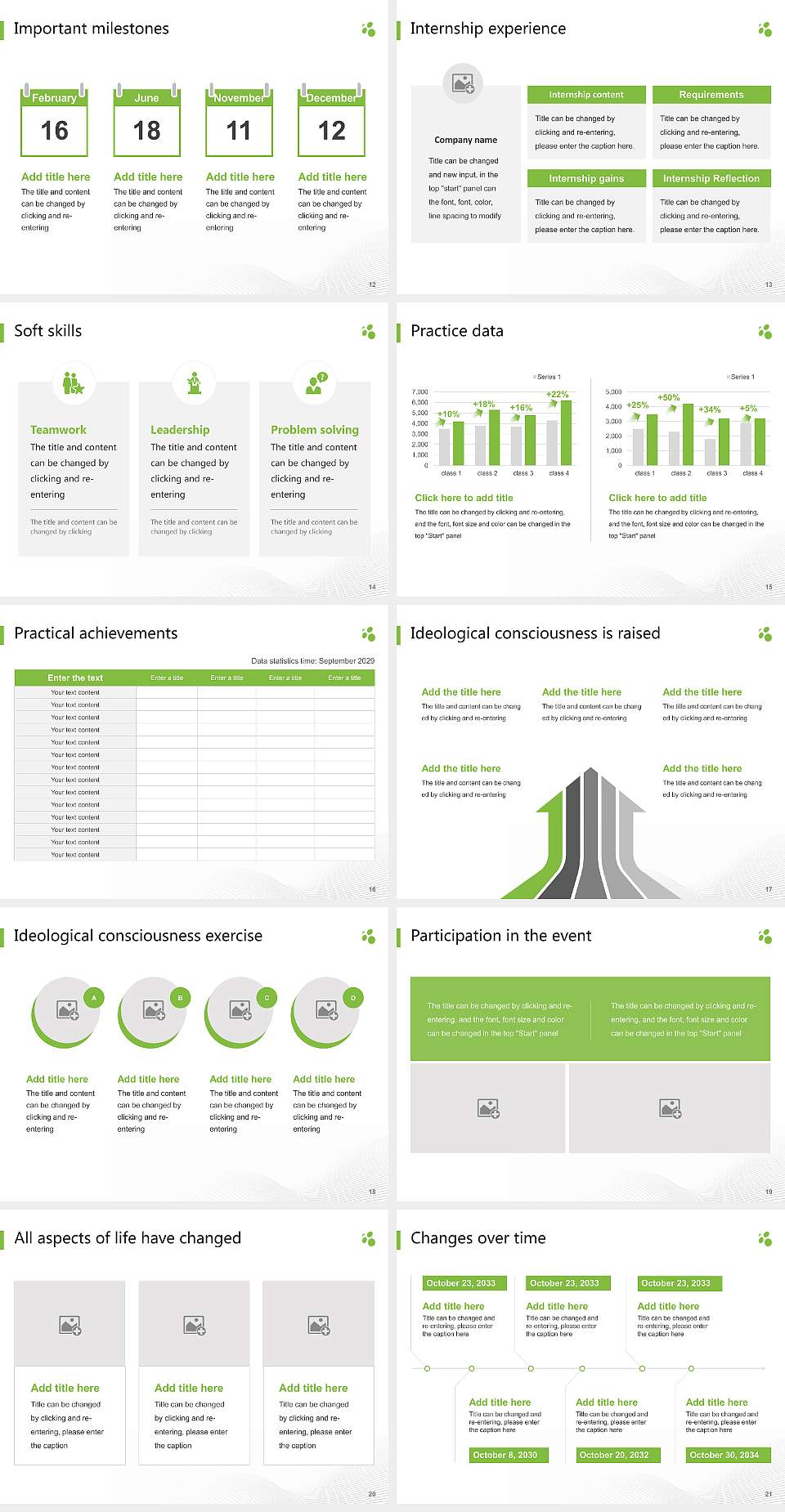 Gifu Kyoritsu University National Scholarship Defense PPT Template4:3 ratio PPT effect preview image3