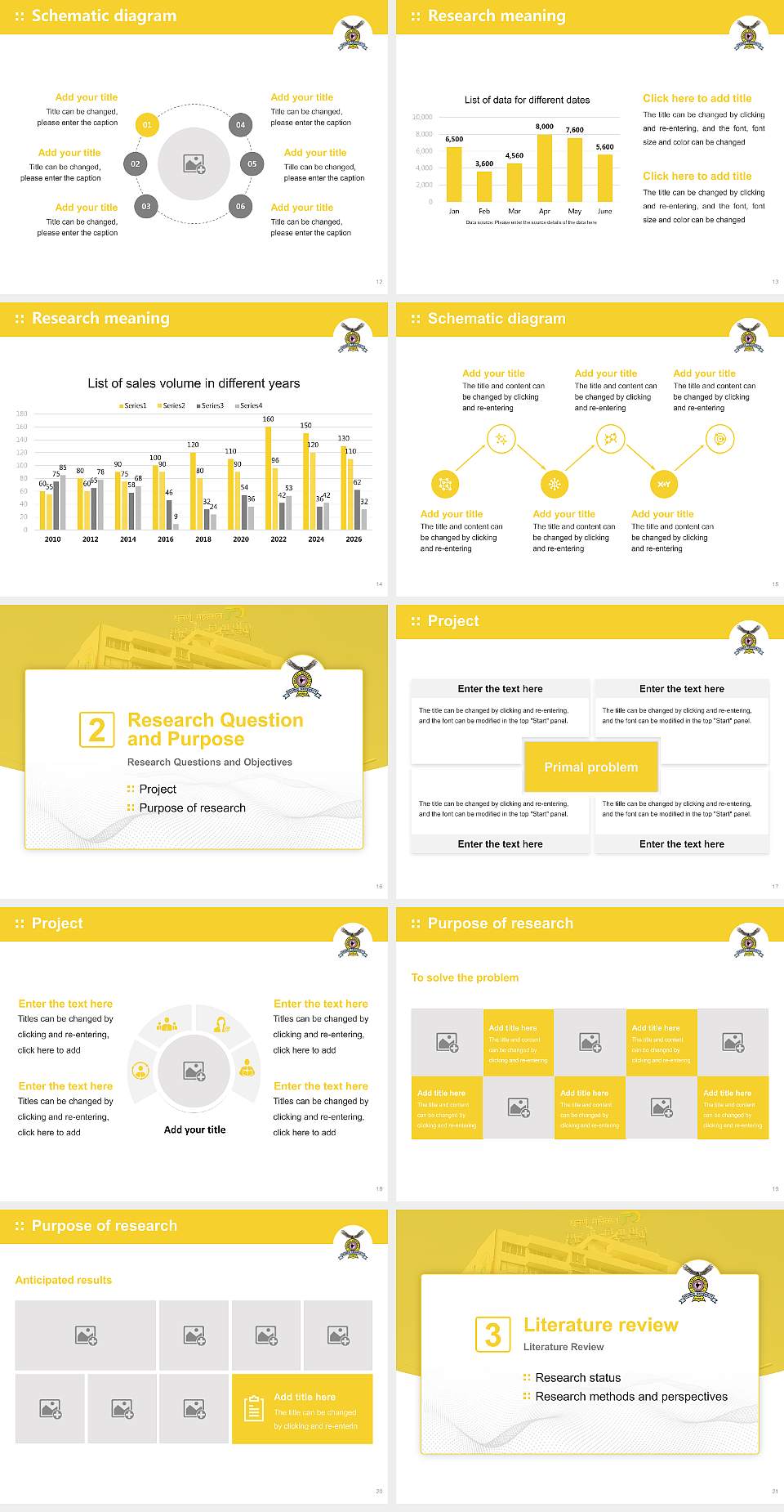 Bharati Vidyapeeth Graduation Thesis Defense PPT Template4:3 ratio PPT effect preview image3
