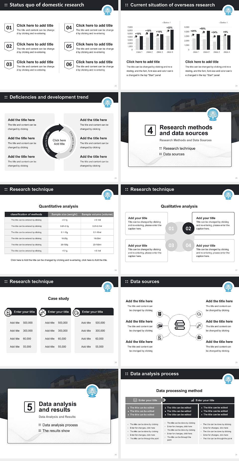 Gauhati University Graduation Thesis Defense PPT Template4:3 ratio PPT effect preview image4