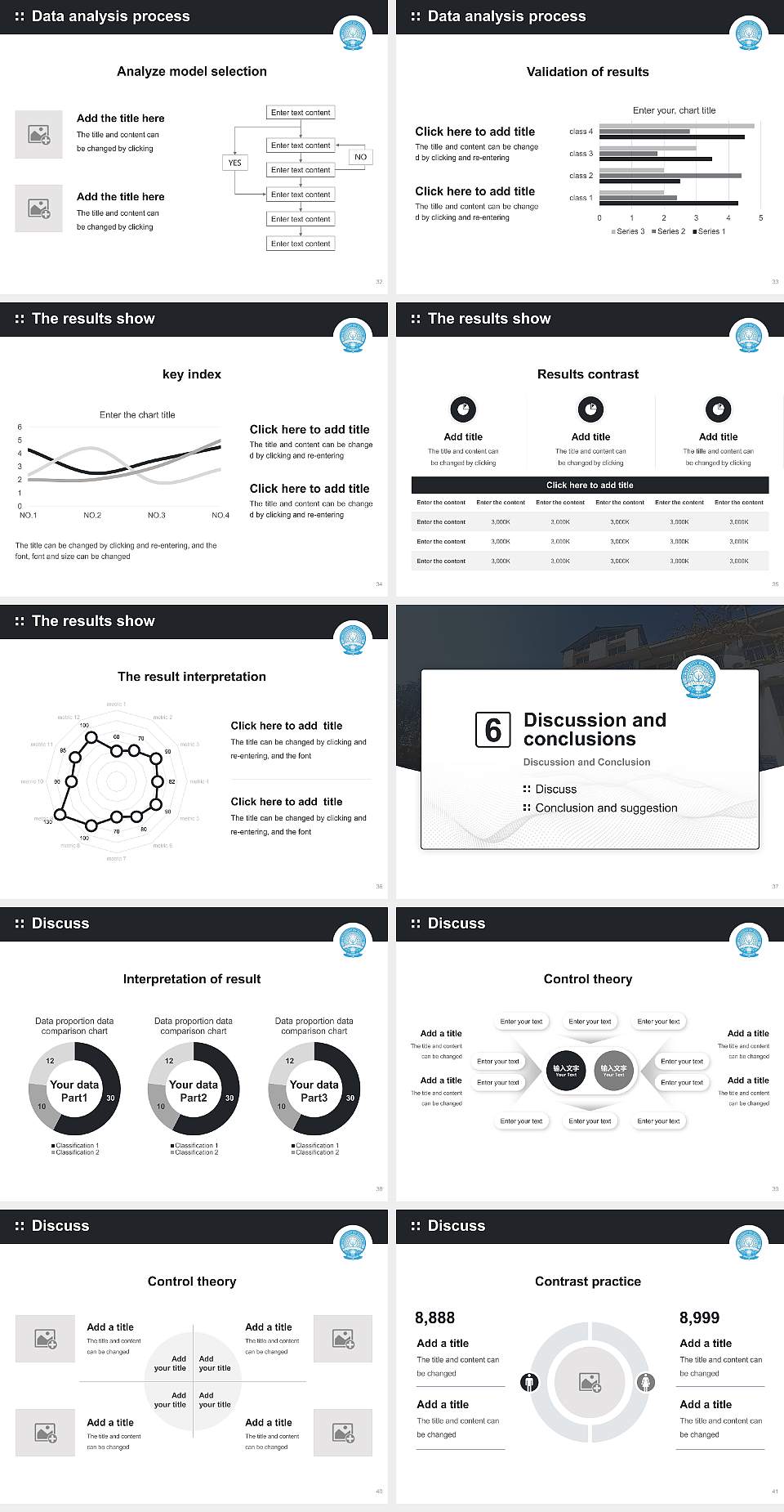 Gauhati University Graduation Thesis Defense PPT Template4:3 ratio PPT effect preview image5