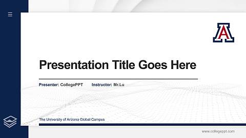 The University of Arizona Global Campus Thesis Proposal/Graduation Defense PPT Template