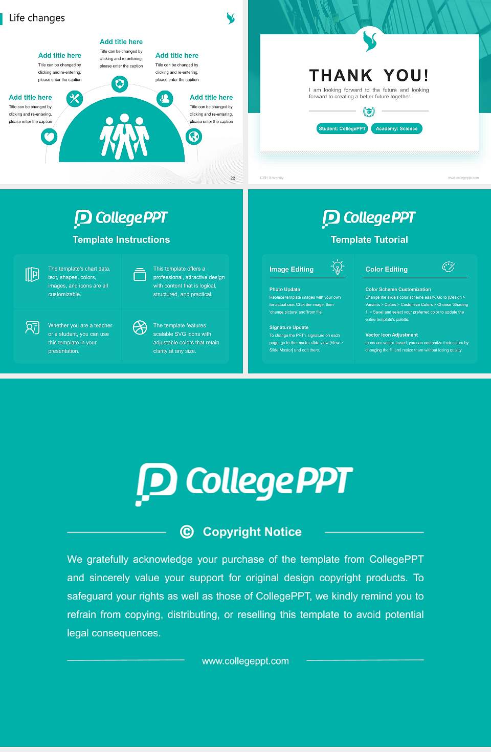 CMR University National Scholarship Defense PPT Template4:3 ratio PPT effect preview image4