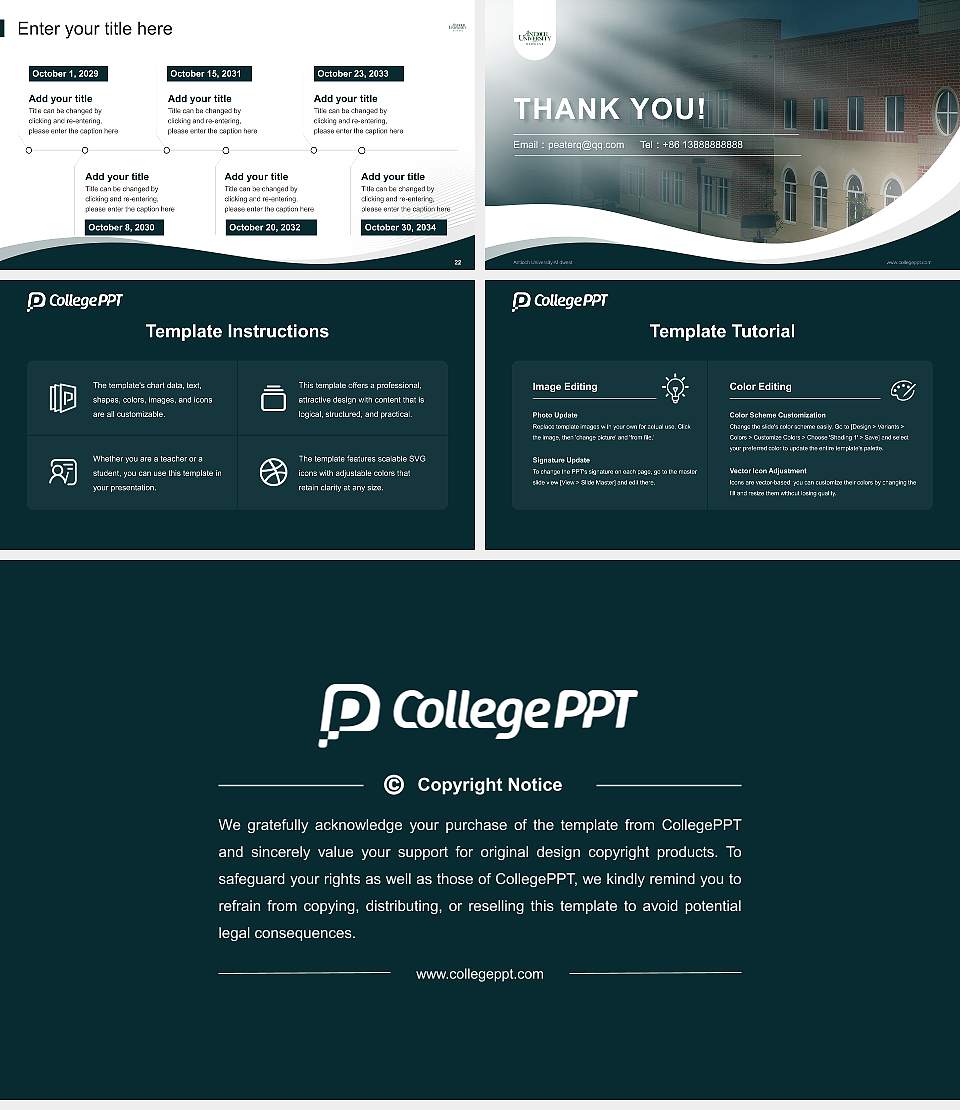 Antioch University-Midwest Lecture Sharing and Networking Event PPT Template16:9 ratio PPT effect preview image4