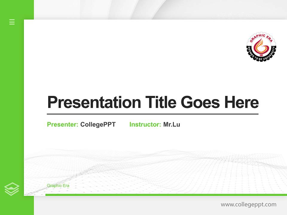 Graphic Era Thesis Proposal/Graduation Defense PPT Template4:3 ratio PPT effect preview image5