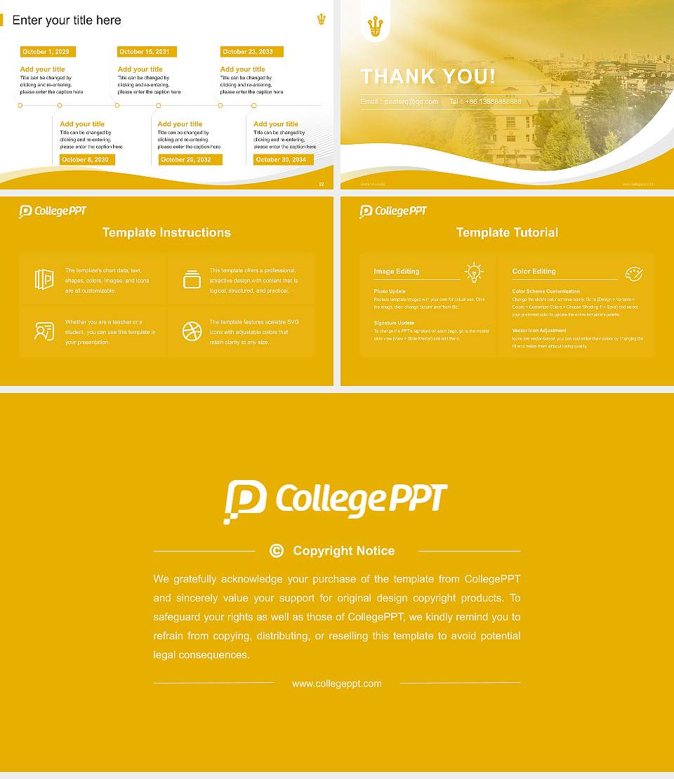 Hoshi University Lecture Sharing and Networking Event PPT Template16:9 ratio PPT effect preview image4