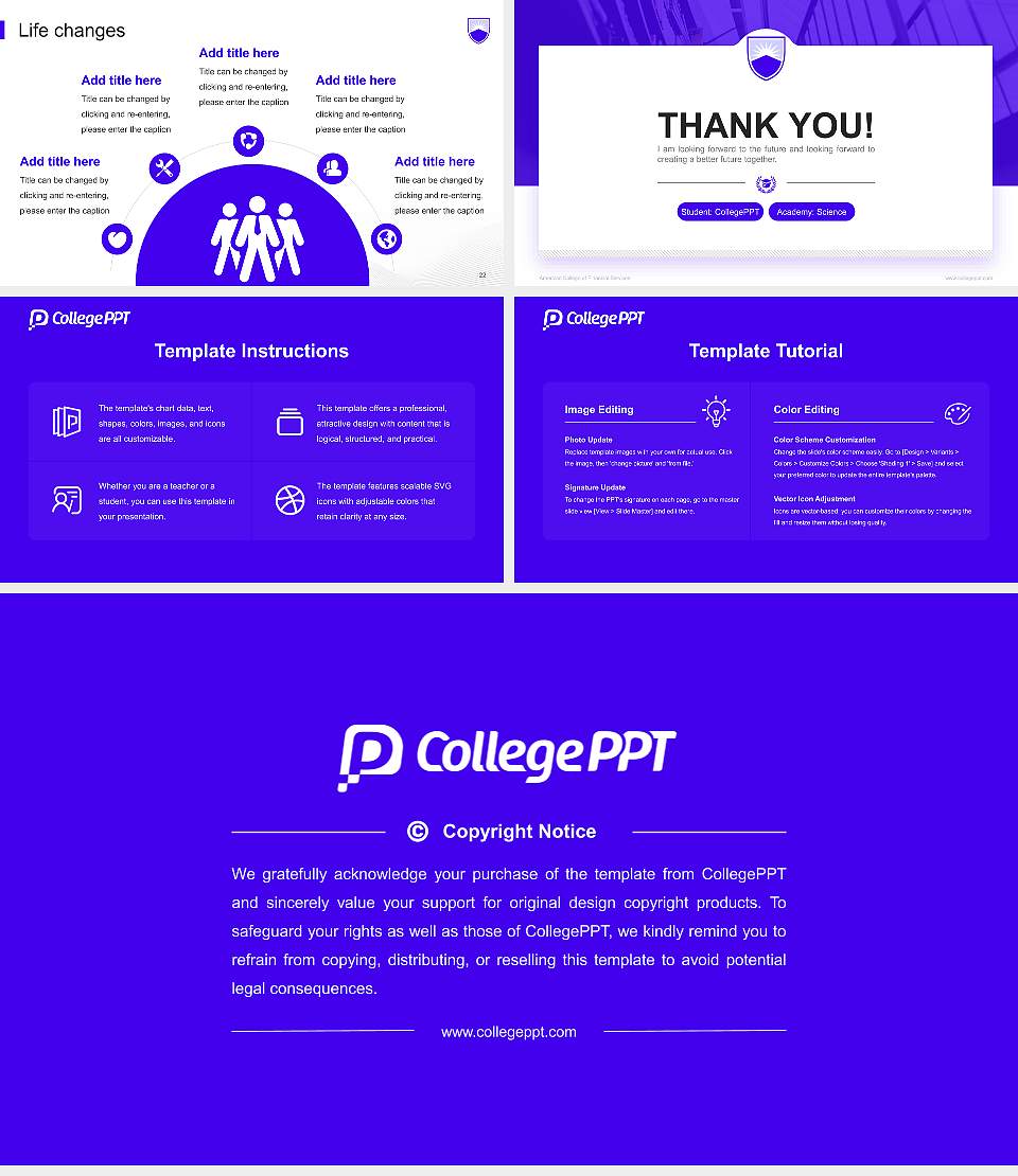 American College of Financial Services National Scholarship Defense PPT Template16:9 ratio PPT effect preview image4