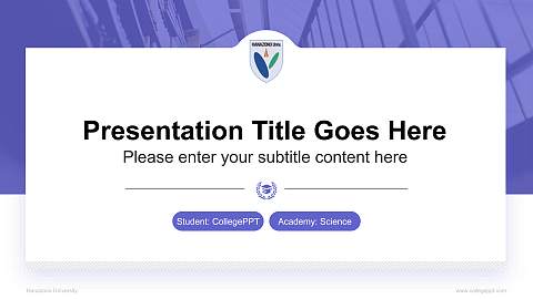 Hanazono University National Scholarship Defense PPT Template