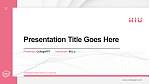 Hiroshima International University Thesis Proposal/Graduation Defense PPT Template