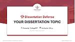 Anna Maria College Graduation Thesis Defense PPT Template