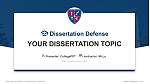 ISBM University Disputation Powerpoint Vorlage