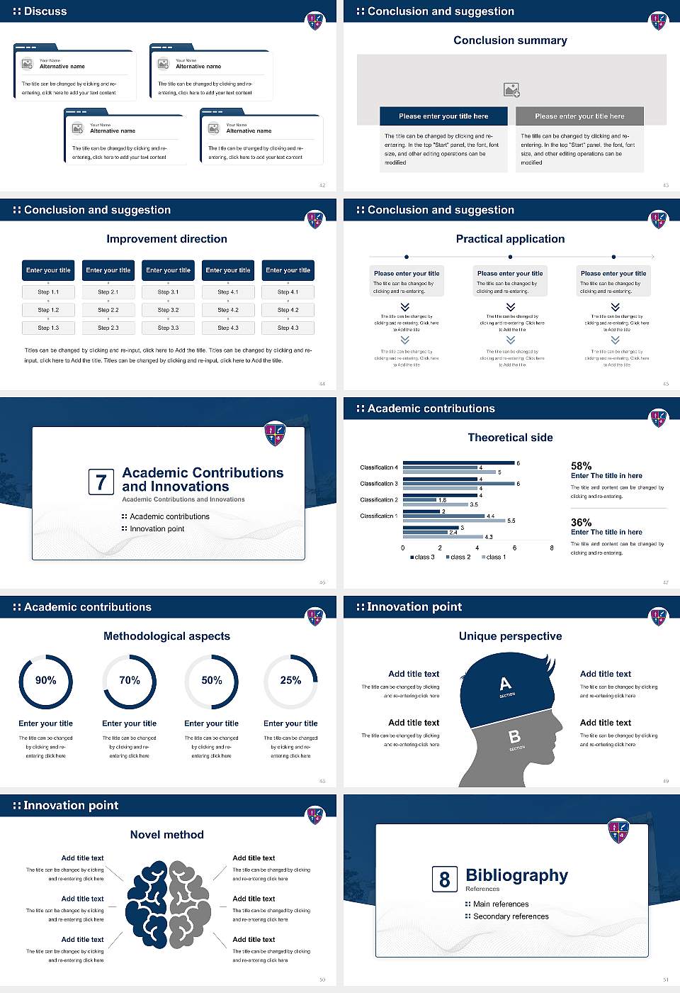 ISBM University Graduation Thesis Defense PPT Template16:9 ratio PPT effect preview image6