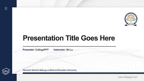 Hemwati Nandan Bahuguna Medical Education University Thesis Proposal/Graduation Defense PPT Template